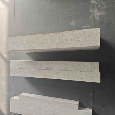 High Density Carbide Alloy Corundum Mullite Refractory Customized Ceramic Parts For Al2O3 Content 75%